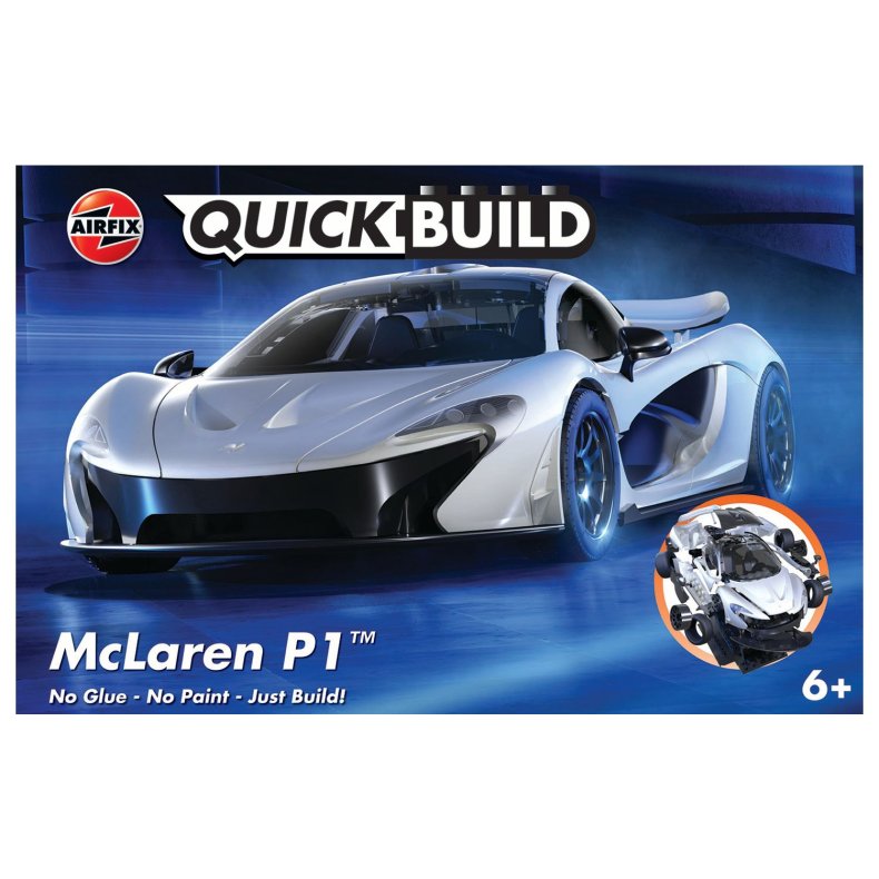 McLaren P1, white - Airfix QUICK BUILD