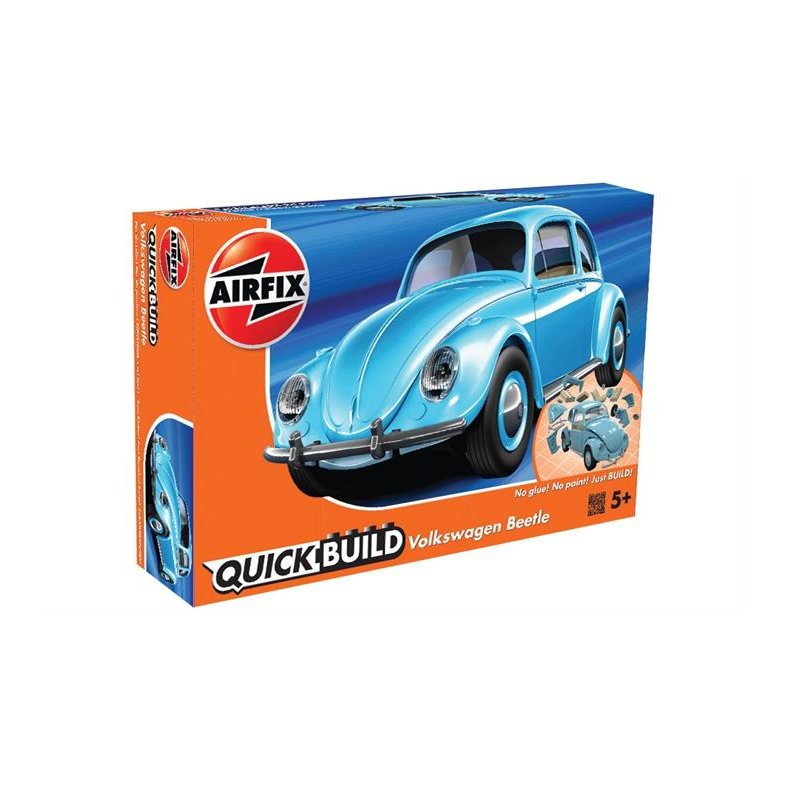 VW Beetle, blue - Airfix QUICK BUILD