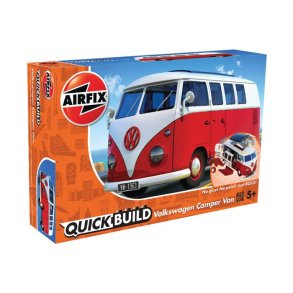 VW Camper Van, red - Airfix QUICK BUILD