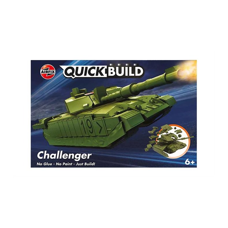 Challenger Tank, green - Airfix QUICK BUILD