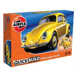 VW Beetle, yellow - Airfix QUICK BUILD