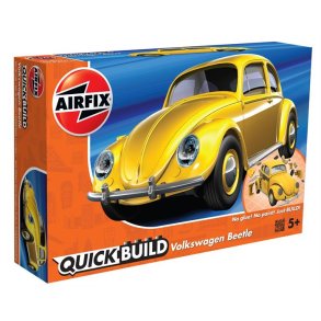 VW Beetle, yellow - Airfix QUICK BUILD