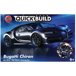 Bugatti Chiron, black - Airfix QUICK BUILD