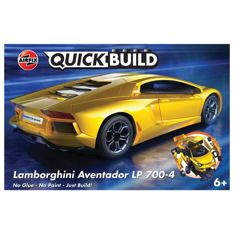 Lamborghini Aventador LP 700-4, yellow - Airfix QUICK BUILD