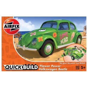 VW Beetle, green “Flower Power” - Airfix QUICK BUILD