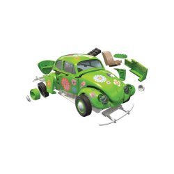 VW Beetle, green &#147;Flower Power&#148; - Airfix QUICK BUILD