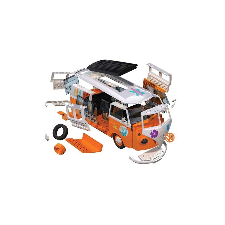 VW Camper Van, orange &#147;Surfin&#148; - Airfix QUICK BUILD