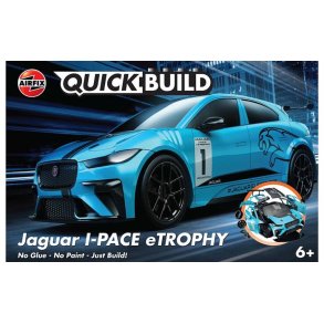 Jaguar I-PACE eTROPHY, blue - Airfix QUICK BUILD