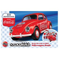 VW Beetle Coca-Cola&reg; - Airfix QUICK BUILD