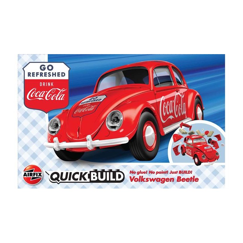 VW Beetle Coca-Cola&reg; - Airfix QUICK BUILD