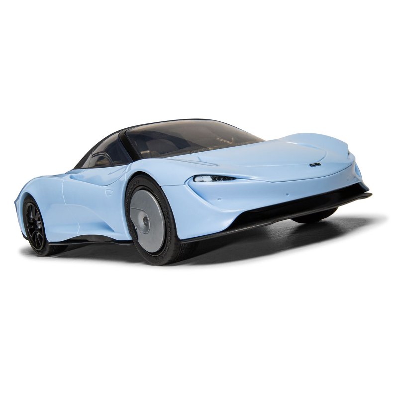 McLaren Speedtail, light blue/black - Airfix QUICK BUILD