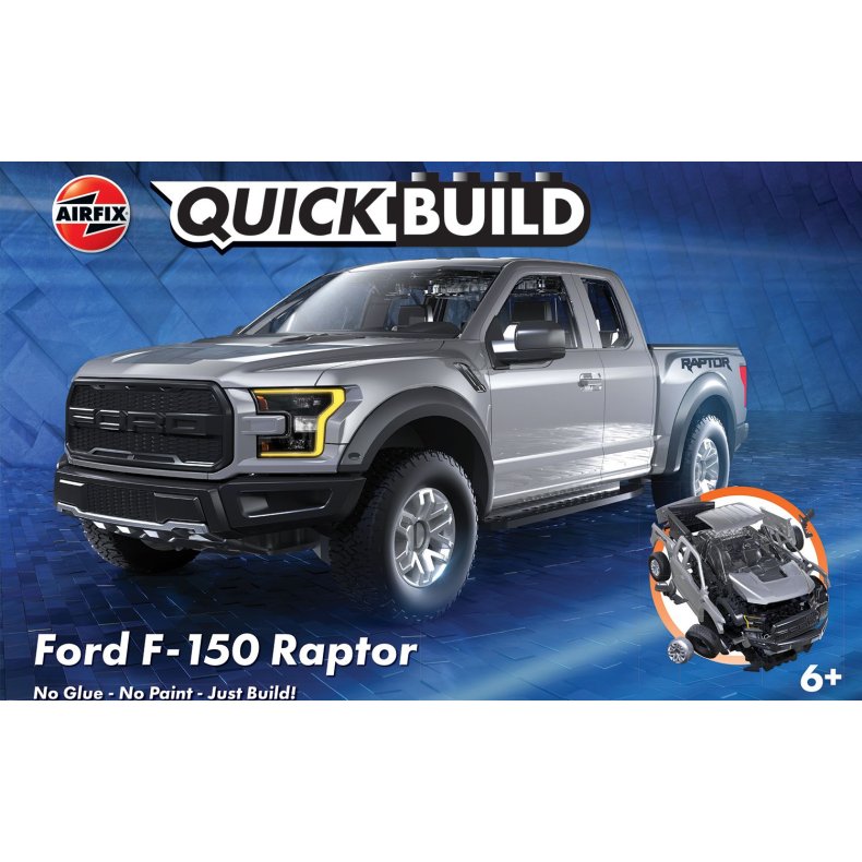 Ford F-150 Raptor, grey - Airfix QUICK BUILD