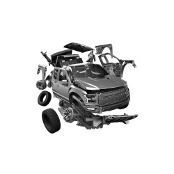 Ford F-150 Raptor, grey - Airfix QUICK BUILD