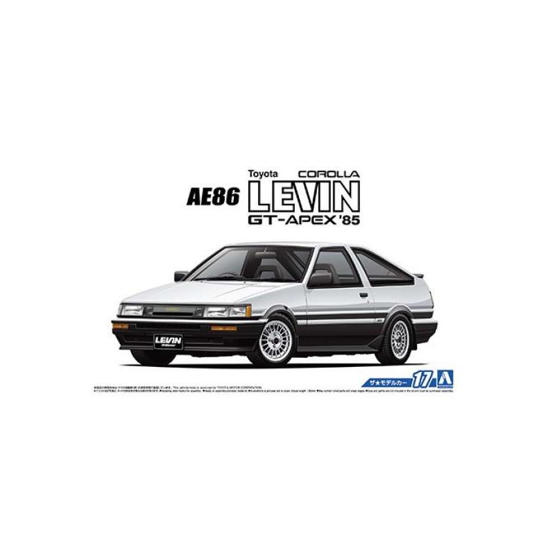 Corolla AE86 Levin GT-Apex (1985) - 1:24 - Aoshima