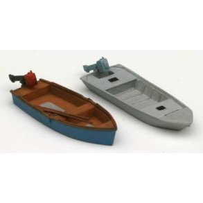 2 stk. 2 stk. lystfiskerbde m/phngsmotor - frdigmodel - Artitec