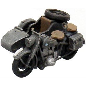 BMW R75 m/sidevogn, gr, militr WWII - frdigmodel