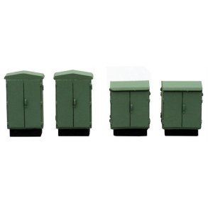 Teknikskabe, 4 stk. - frdigmodel