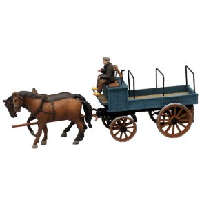 Hestevogn, ben landbrugsvogn - frdigmodel