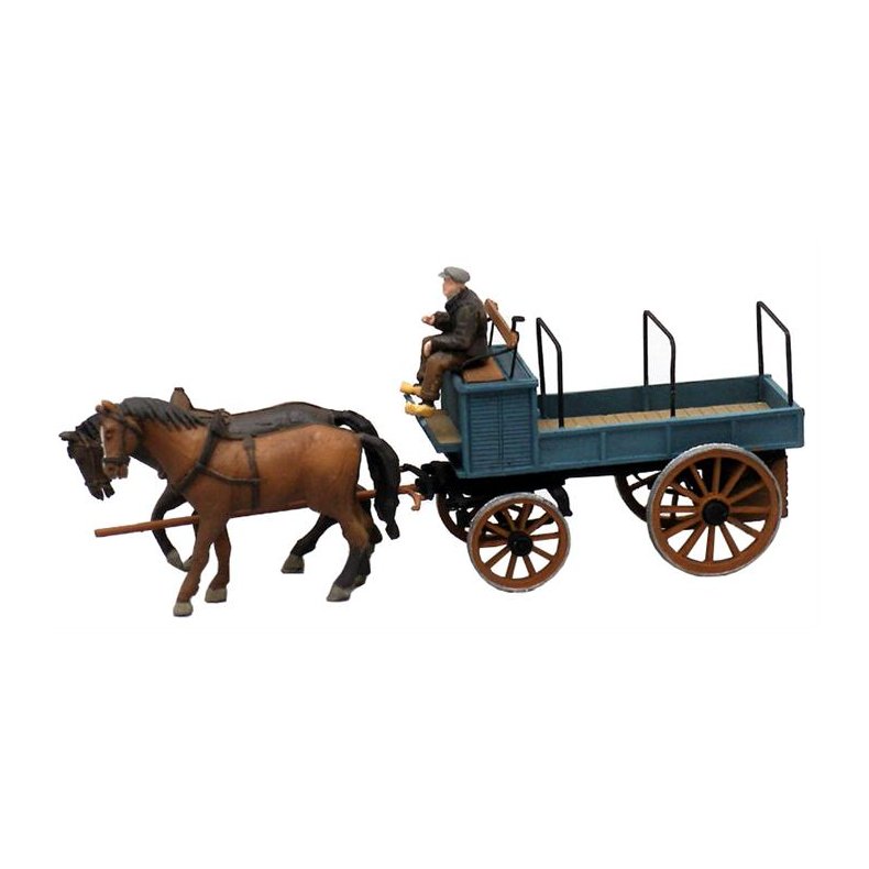 Hestevogn, ben landbrugsvogn - frdigmodel