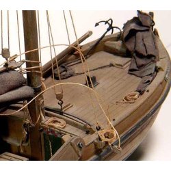 Gammel hollandsk fiskerbd - H0 - Artitec