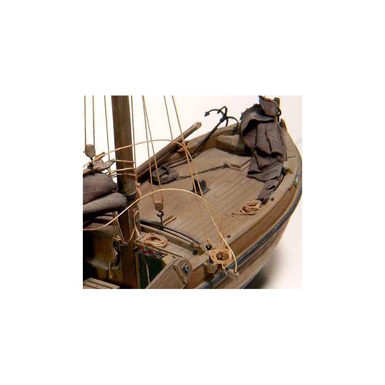 Gammel hollandsk fiskerbd - H0 - Artitec