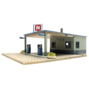 Tankstation (Aral, Agip, CPN, Esso, Minol) - H0 - Artitec