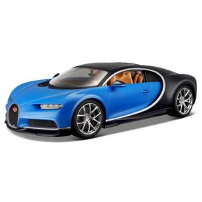 Bugatti Chiron, blue/black - 1:18 - Bburago