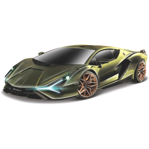 Lamborghini Sian FKP37 2019, green metallic - 1:18 - Bburago