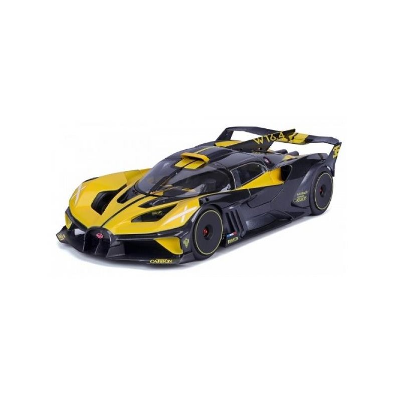 Bugatti Bolide, yellow/metallic grey - 1:18 - Bburago