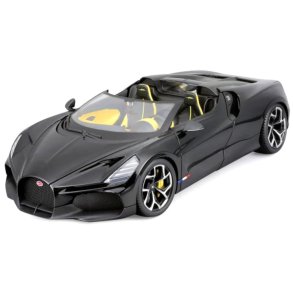 Bugatti W16 Mistral Convertible, black - 1:18 - Bburago