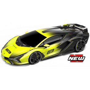 Lamborghini Sian FKP37 #63 2020, yellow fade color - 1:18 - Bburago
