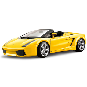 Lamborghini Gallardo Spyder, gul - 1:18 - Bburago