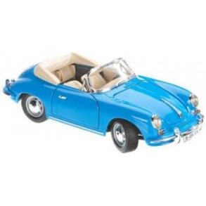 Porsche 356B Cabriolet (1961), bl - 1:18 - Bburago