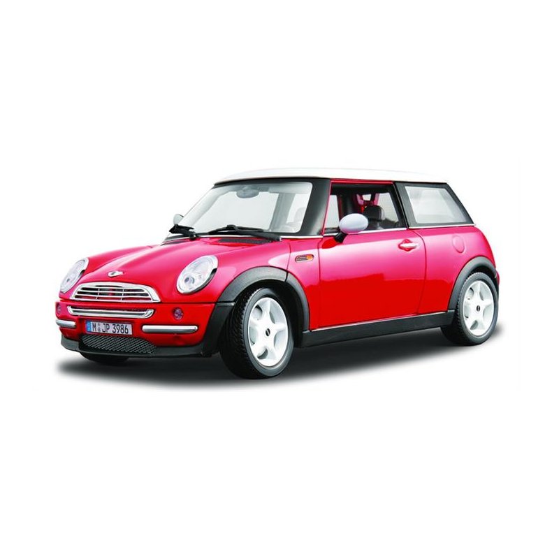 Mini Cooper (2001), red - 1:18 - Bburago