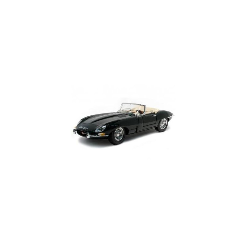 Jaguar E-type cabriolet (1961), green - 1:18 - Bburago