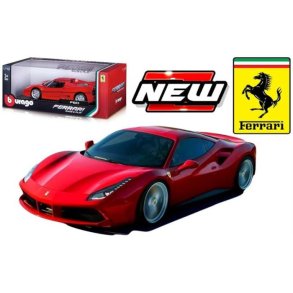 Ferrari 488 GTB, rd - 1:18 - Bburago