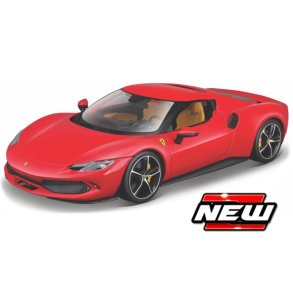 Ferrari 296 GTB (2023), red - 1:18 - Bburago