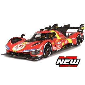 Ferrari 499P No.51 Winner Le Mans 2023 Calado/Giovinazzi/Pier Guidi - 1:18 - Bburago