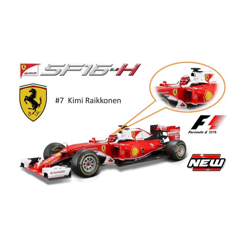 Ferrari SF16-T 2016 "Kimi Raikkonen" - 1:18 - Bburago