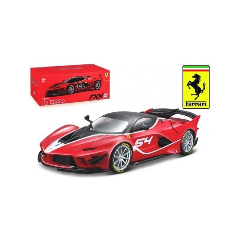 Ferrari FXX K EVOLUZIONE #54, red - Signature Series (High Quality) - 1:18 - Bburago