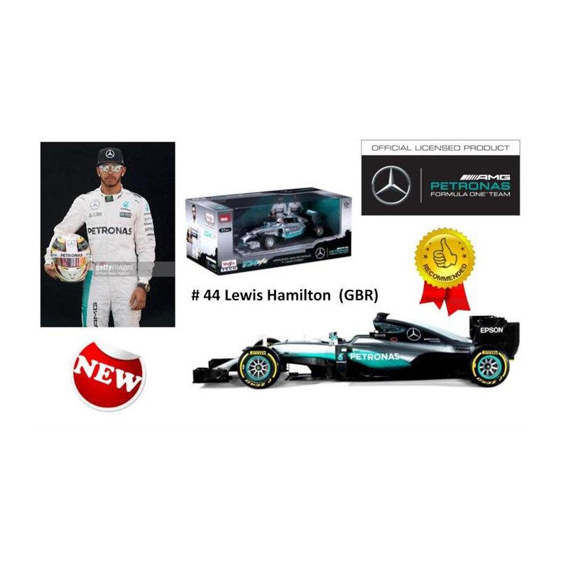 Mercedes AMG W07 #44 2016 - Hamilton - 1:18 - Bburago