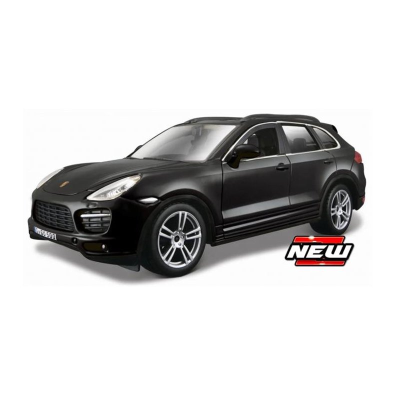 Porsche Cayenne Turbo, black - 1:24 - Bburago