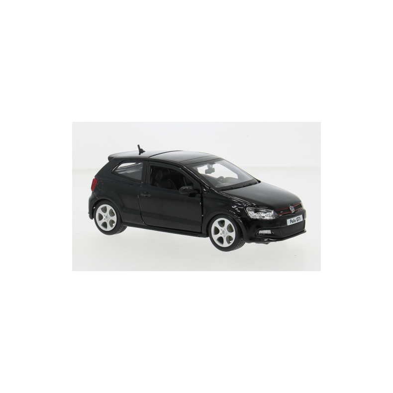 VW Polo GTi M5, sort - 1:24 - Bburago