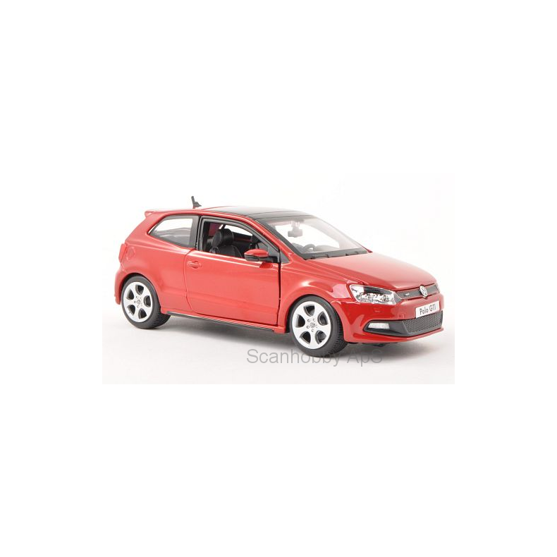 VW Polo GTi M5, rd - 1:24 - Bburago