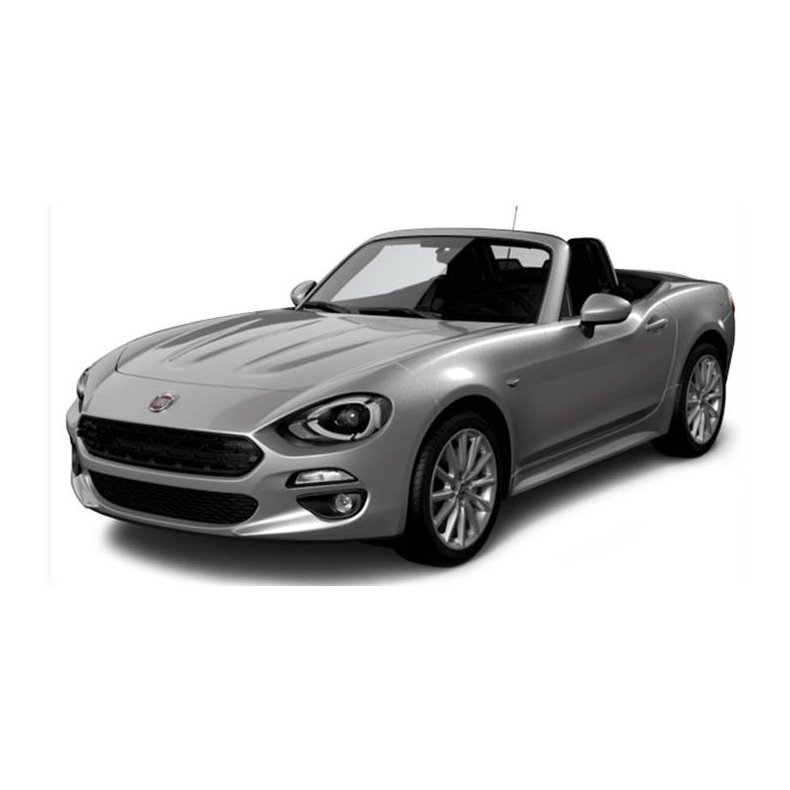 Fiat 124 Spider, metallic light gray - 1:24 - Bburago