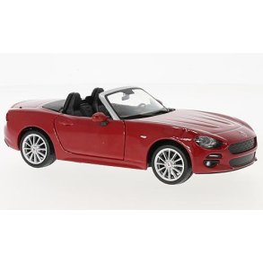 Fiat 124 Spider, red - 1:24 - Bburago