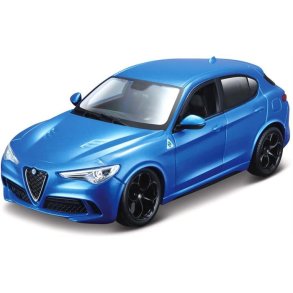 Alfa Romeo Stelvio, blue metallic - 1:24 - Bburago
