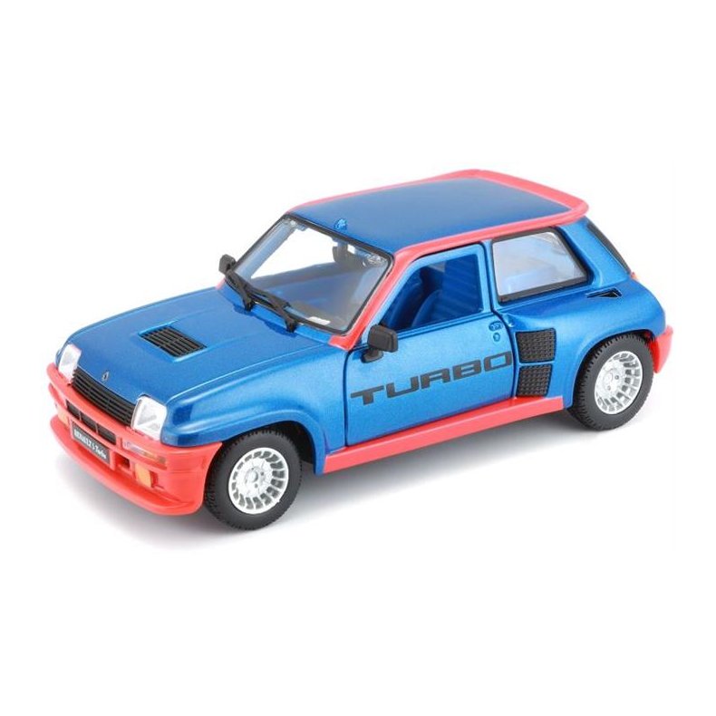 Renault 5 Turbo 1982, blue metallic - 1:24 - Bburago