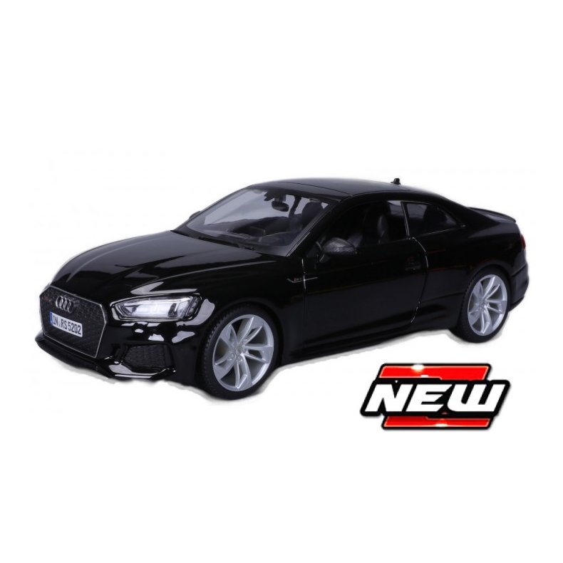 Audi RS 5 Coupe 2019, black - 1:24 - Bburago