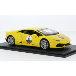 Lamborghini Huracan Performante, gul metallic, 2019, Zoute Grand Prix - 1:24 - Bburago